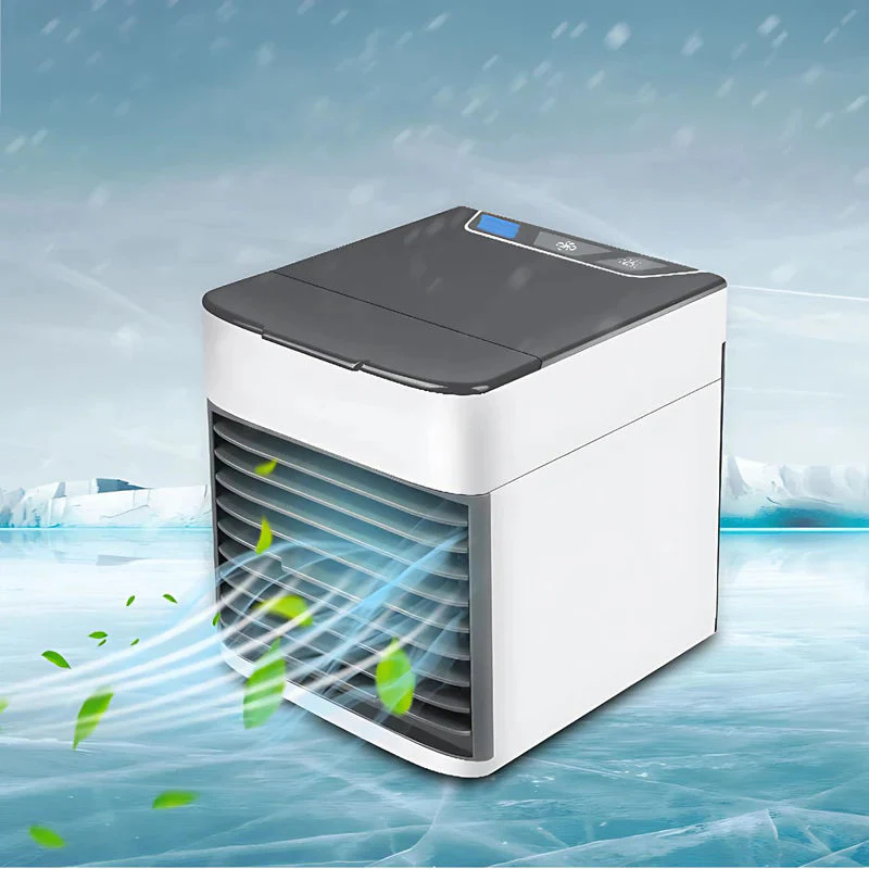 Abanico Acondicionador De Aire Con Agua Portátil. 3 Velocidades. Carga USB. 300Ml. AB145 - Image 2