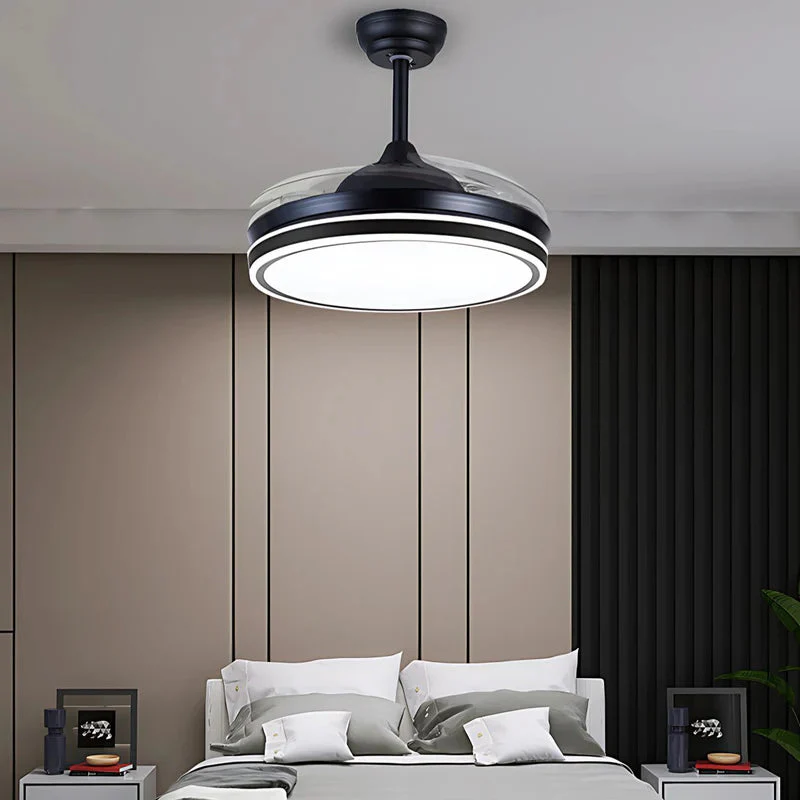 Abanico De Techo Con Lámpara Y Bocina Bluetooth. 3 Tonos De Luz. 42" Ventilador A Control Remoto. Fan 110V - Image 2