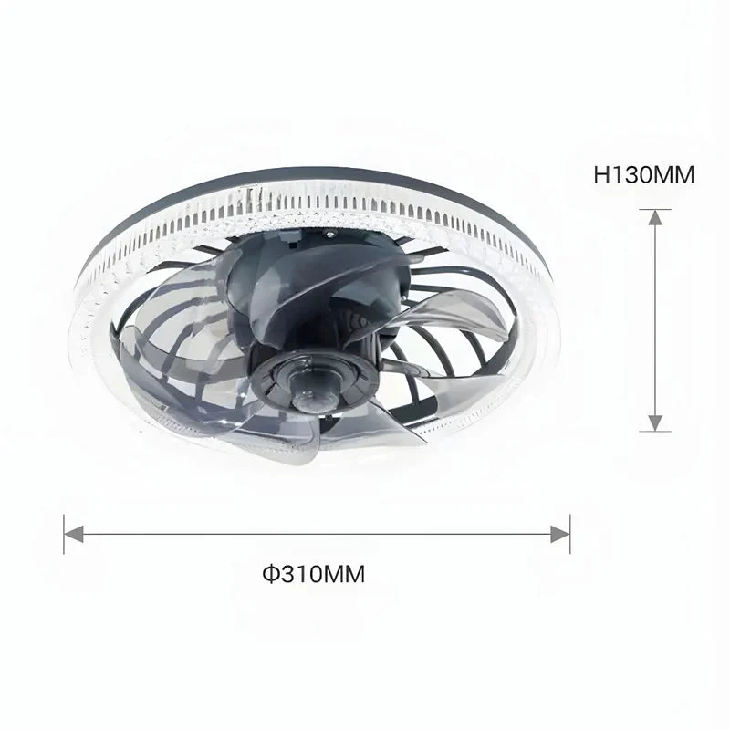 Abanico De Techo Con Luz LED 34W. Lámpara Con Abanico Integrado. Control Remoto Y Luz Regulable En 3 Tonos. TU028 - Image 5