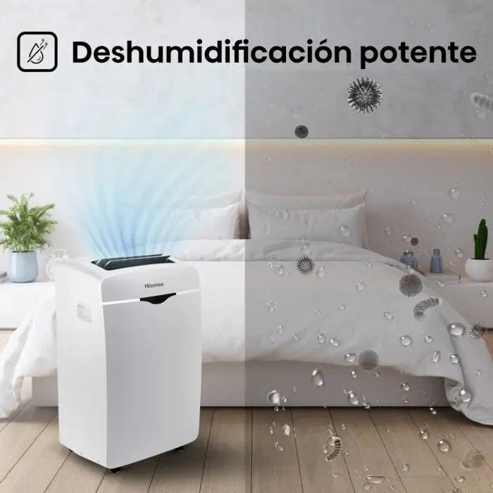 Aire Acondicionado Portátil 12,000 BTU R-32 Bajo Ruido Timer 24 Horas Hisense AP-12CW1RNXS20 - Image 4