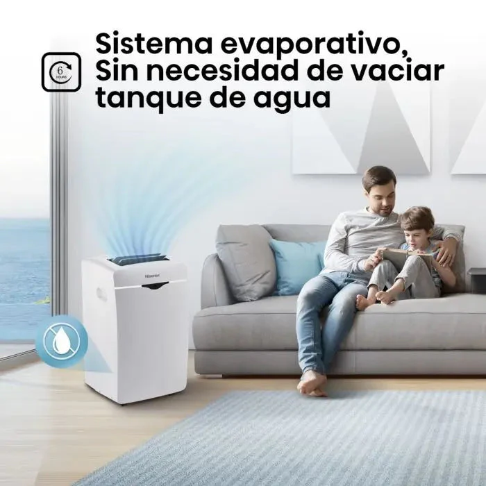 Aire Acondicionado Portátil 12,000 BTU R-32 Bajo Ruido Timer 24 Horas Hisense AP-12CW1RNXS20 - Image 5