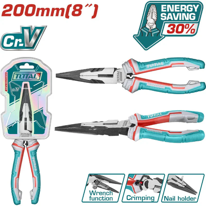 Alicate De Puntas Largas 8" Total THT220806S