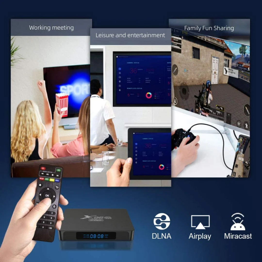 TV Box Android X96Q Pro 5G 1GB RAM 8GB ROM Ultra 4K con Wifi ***SOLO FUNCIONA PARA NETFLIX & YOUTUBE*** - Image 4