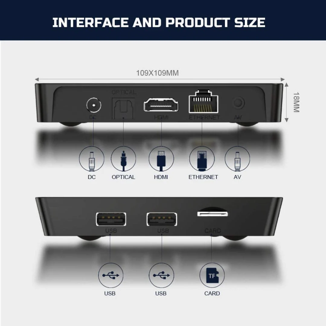 TV Box Android X96Q Pro 5G 1GB RAM 8GB ROM Ultra 4K con Wifi ***SOLO FUNCIONA PARA NETFLIX & YOUTUBE*** - Image 8