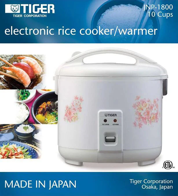 Arrocera Eléctrica de 10 Tazas 1.8L Tiger JNP-1800 - Image 4