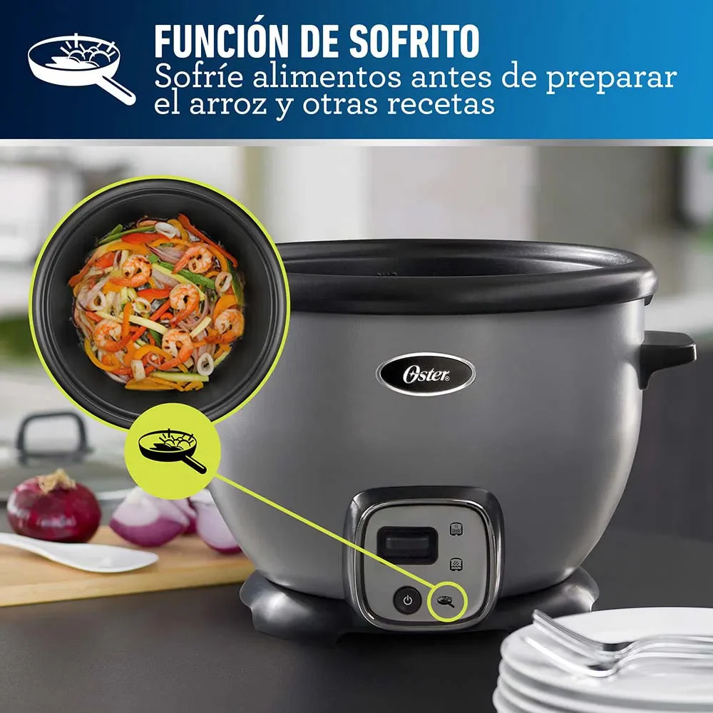 Arrocera Eléctrica de 7 Tazas 1.2 Litros con Función de Sofrito OST6028 Oster - Image 4