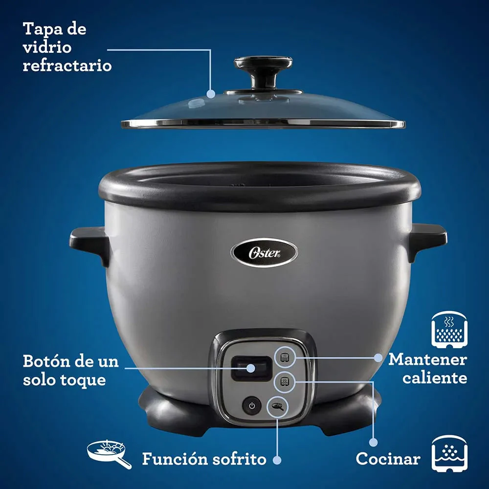 Arrocera Eléctrica de 7 Tazas 1.2 Litros con Función de Sofrito OST6028 Oster - Image 7