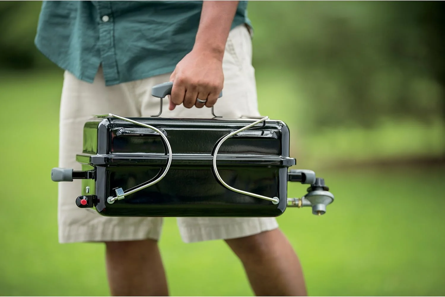 Asador a Gas Go-Anywhere 41x26cm Weber 1141001 BBQ. - Image 4