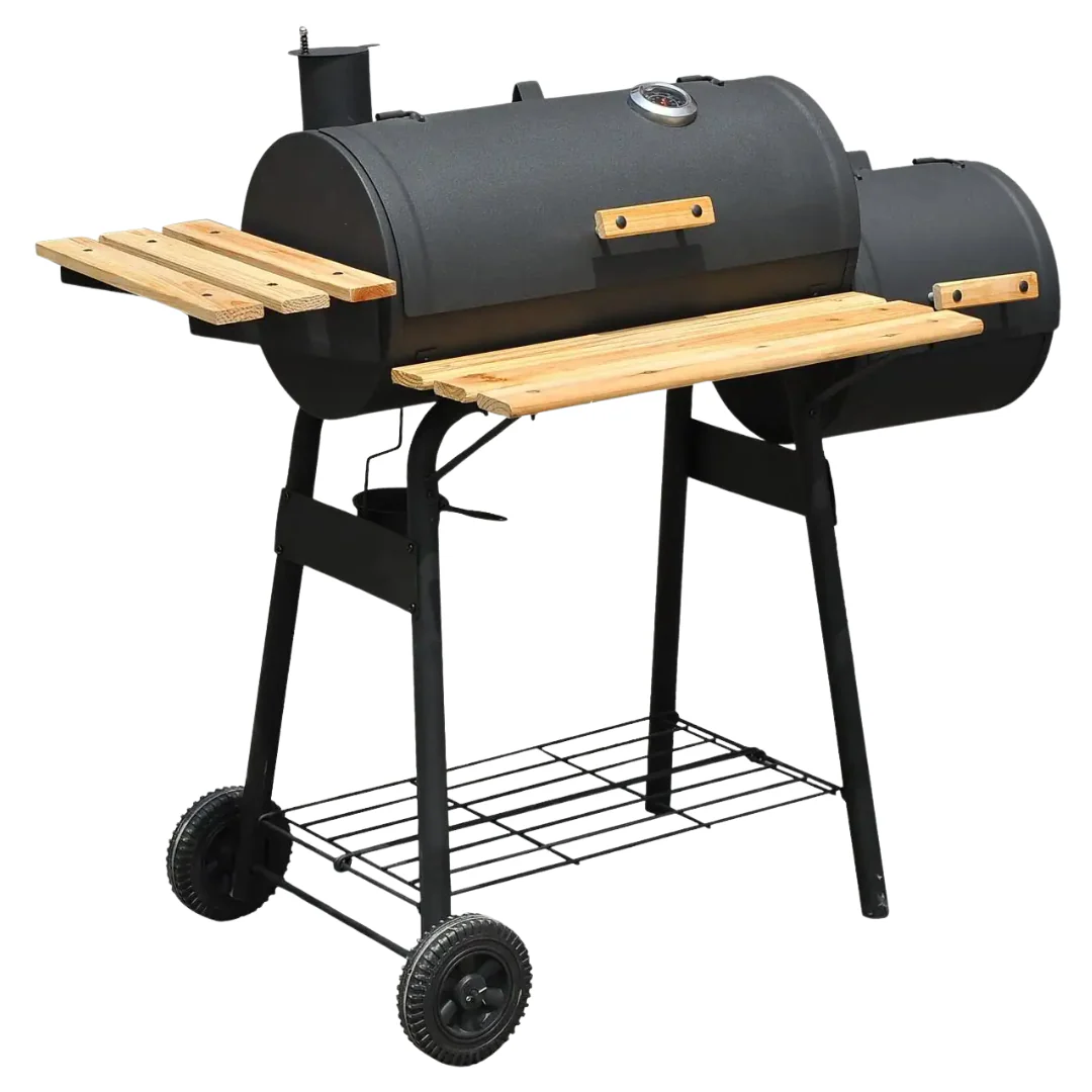 Asador de Carbón 2en1 118x53x101cm NS395011 BBQ. Barbacoa.