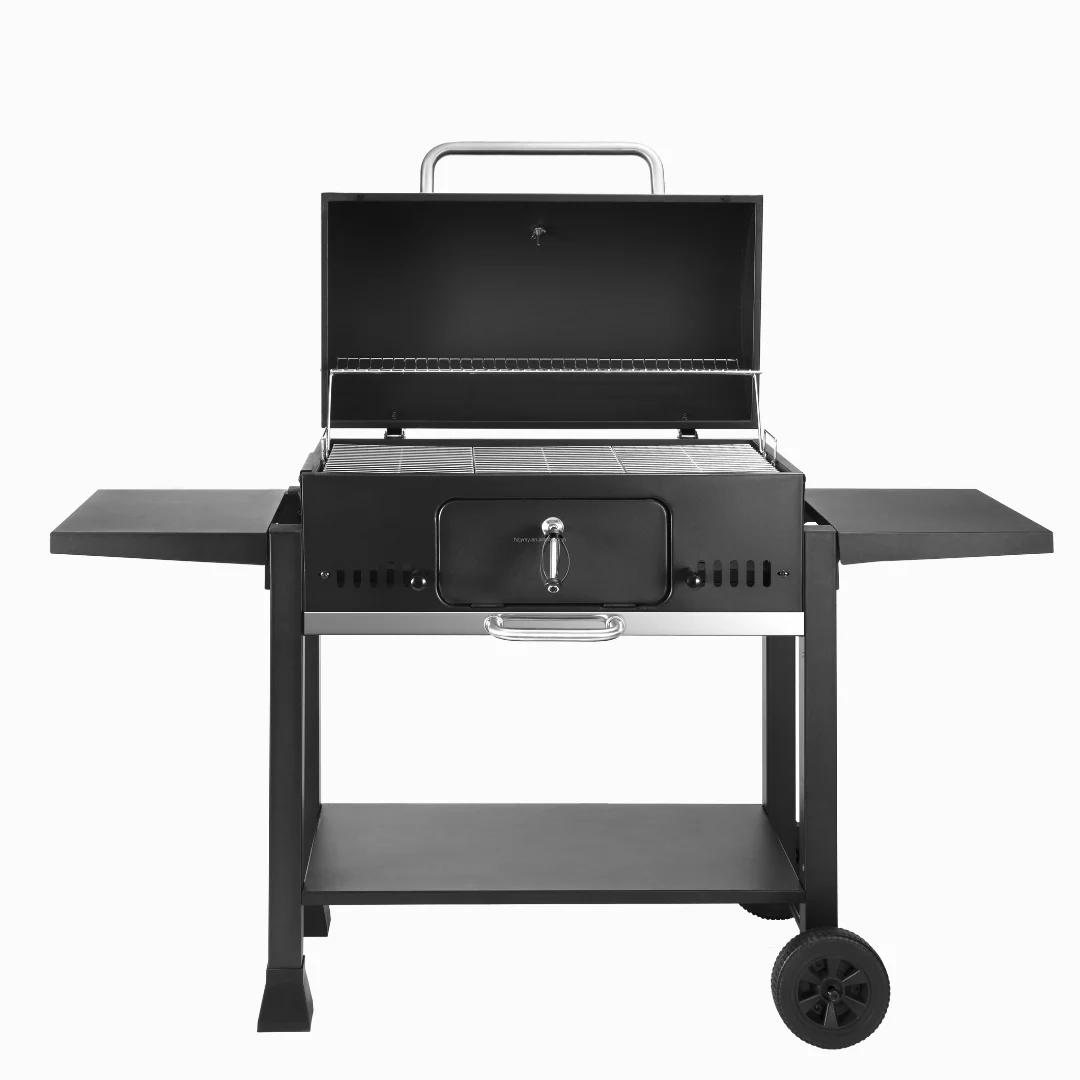 Asador de Carbón Metal Negro 151.5x104.5x61.5cm NS391021 BBQ. Barbacoa. - Image 2