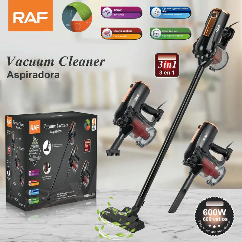 Aspiradora 3 En 1 600W Con Filtro Lavable Ciclónico Y Caja De Polvo 500Ml 110V/60 Hz R.98672-110