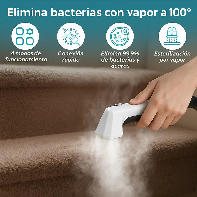 Aspiradora De Agua A Vapor Para Limpieza Profunda De Muebles, Alfombras Y Tapicería. Portátil, 1650 W, 120 V, 60 Hz, 2 L, Aspiración 13 Kpa. Spot Cleaner Quitamanchas. SSC001 - Image 3