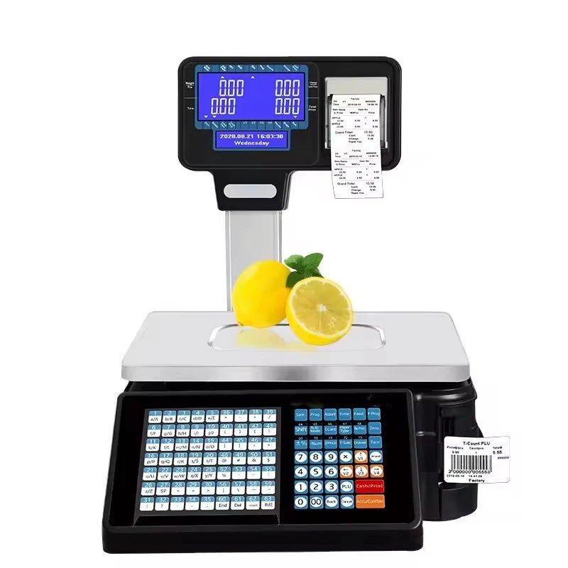 Balanza Digital de 30kg con Impresión de Código de Barra y Recibo Con WIFI TM-A21 Báscula. Pesa. - Image 2