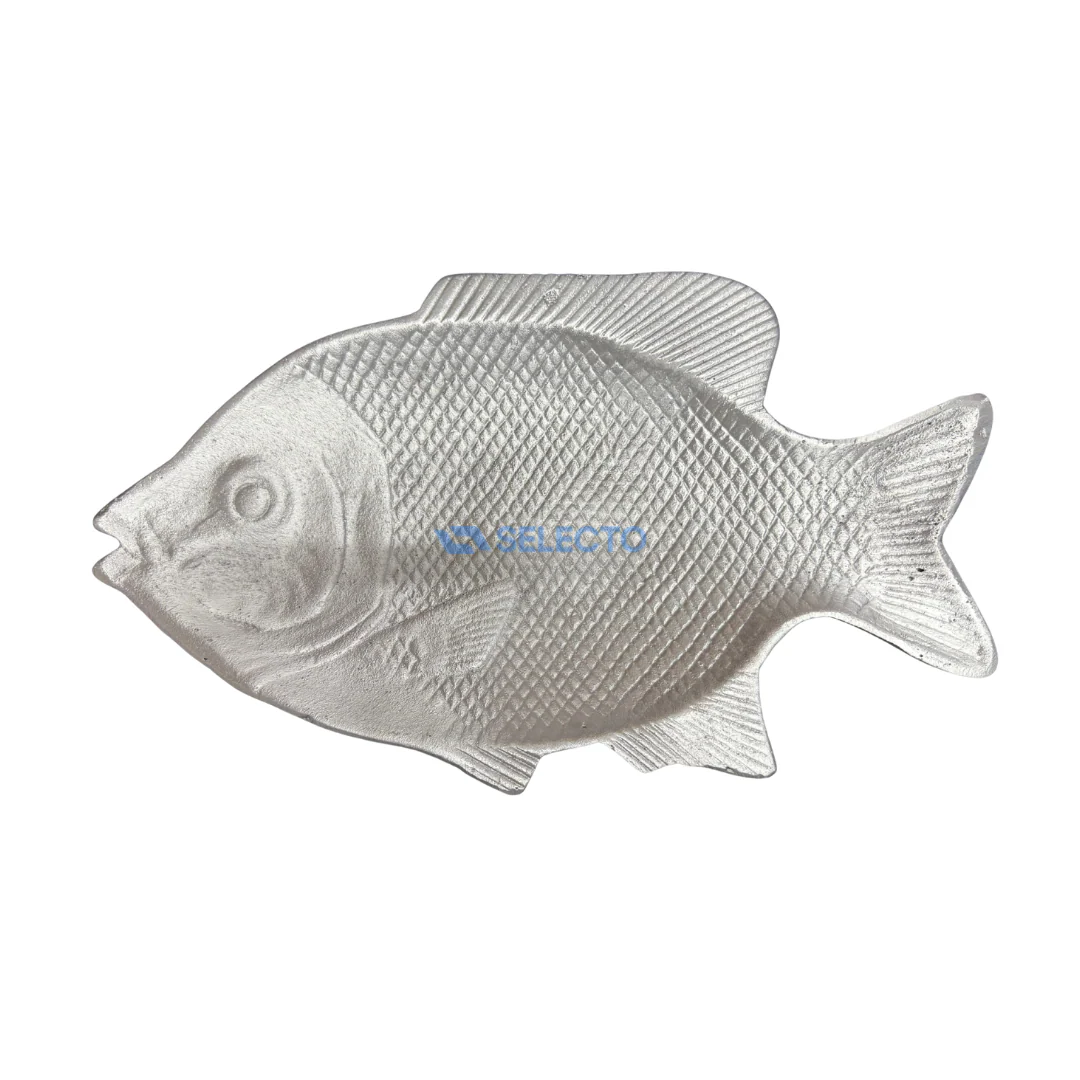 Bandeja de Pescado en Aluminio Fundido 36cm 00286