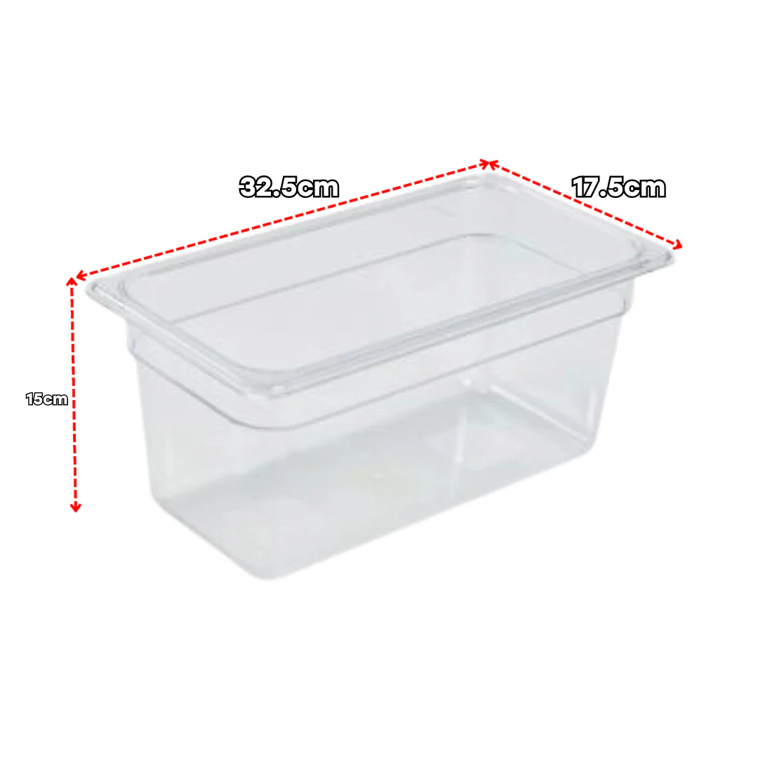 Bandeja GN Pans de Policarbonato 1/3x150mm PH1715