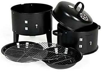 Barbacoa Ahumadora Cilindrica Portatil Parrillera PEZ191 - Image 5