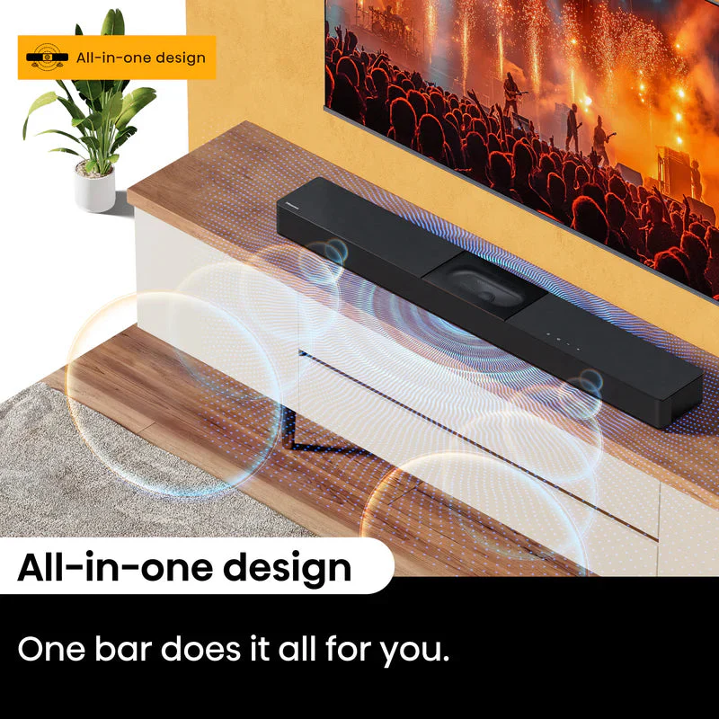 Barra de Sonido Todo en Uno 2.1 Canales con Subwoofer 240W Dolby Digital Bluetooth Hisense A620 - Image 11