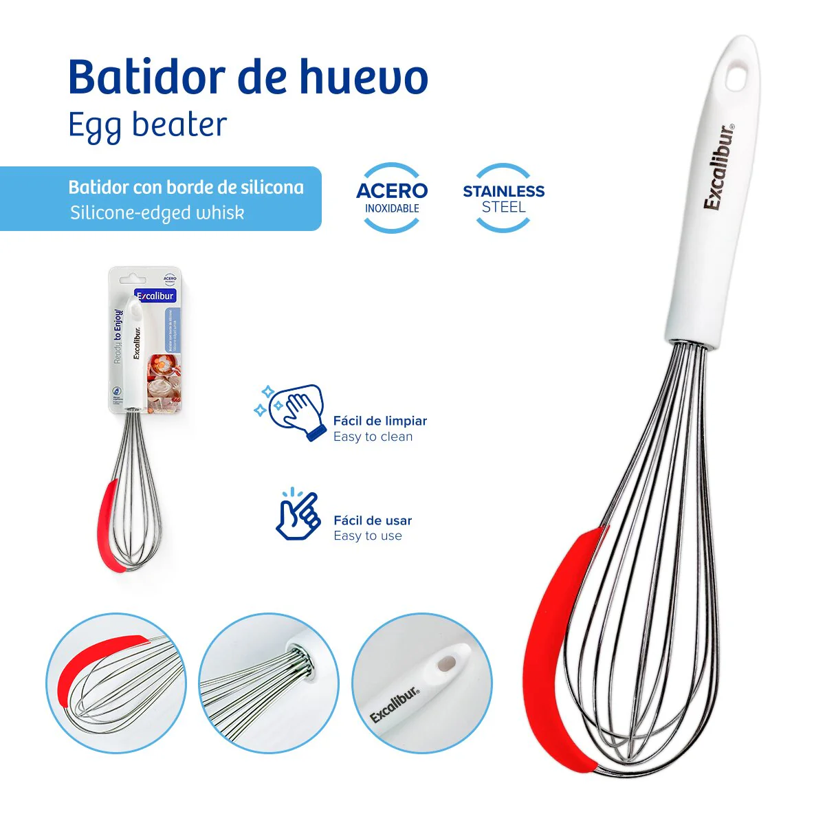 Batidora de Mano Excalibur A151-KT1930-SW Mezcladora.