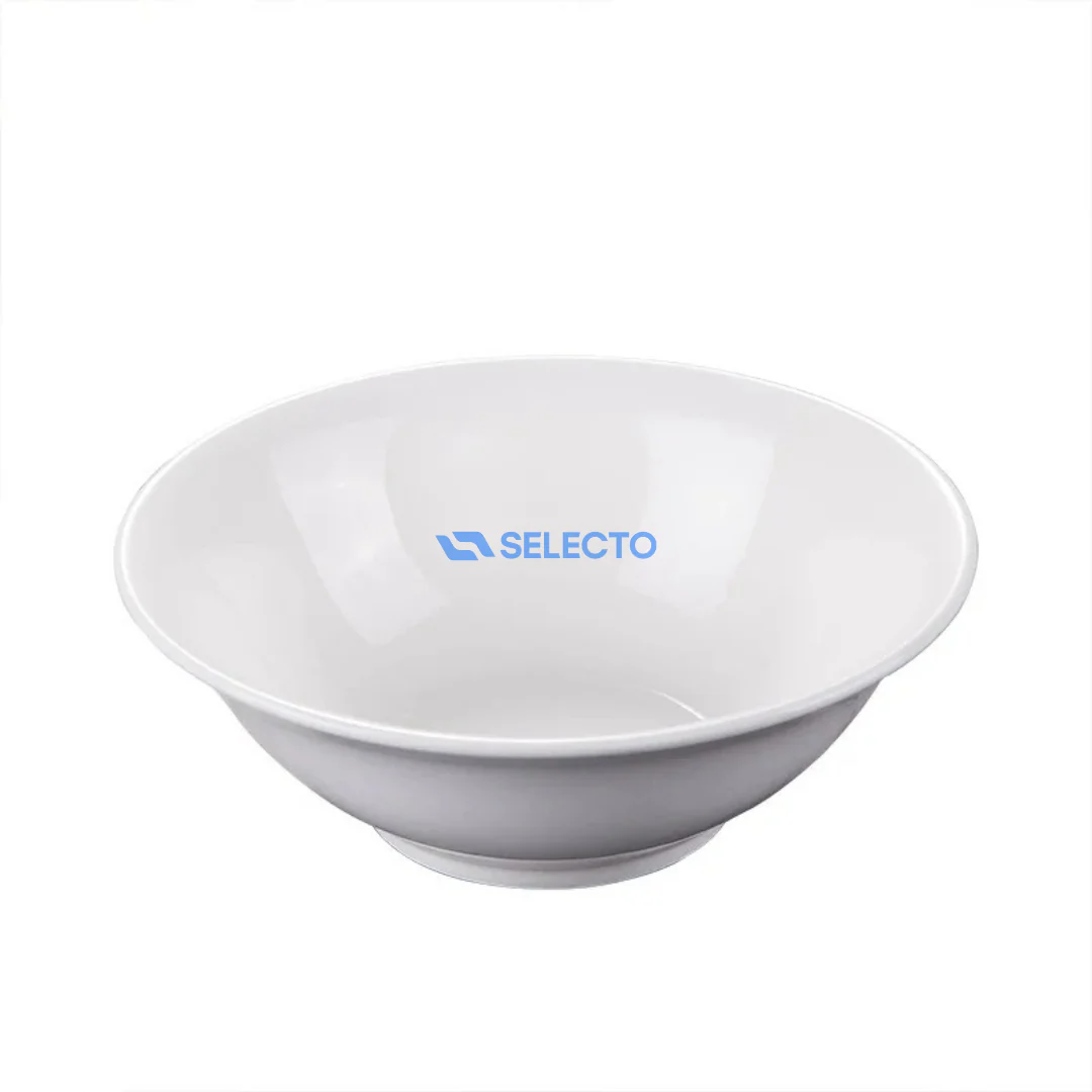 Bowl de Melamina Blanco 8" BG-208H-8W Plato.