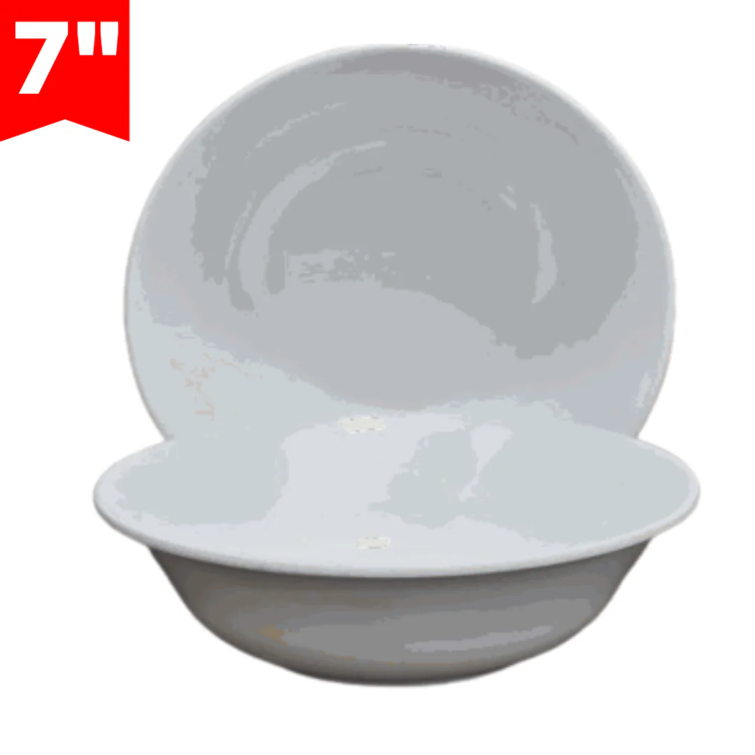 Bowl de Melamina Blanco 7" BG-01001-WH92 Plato.