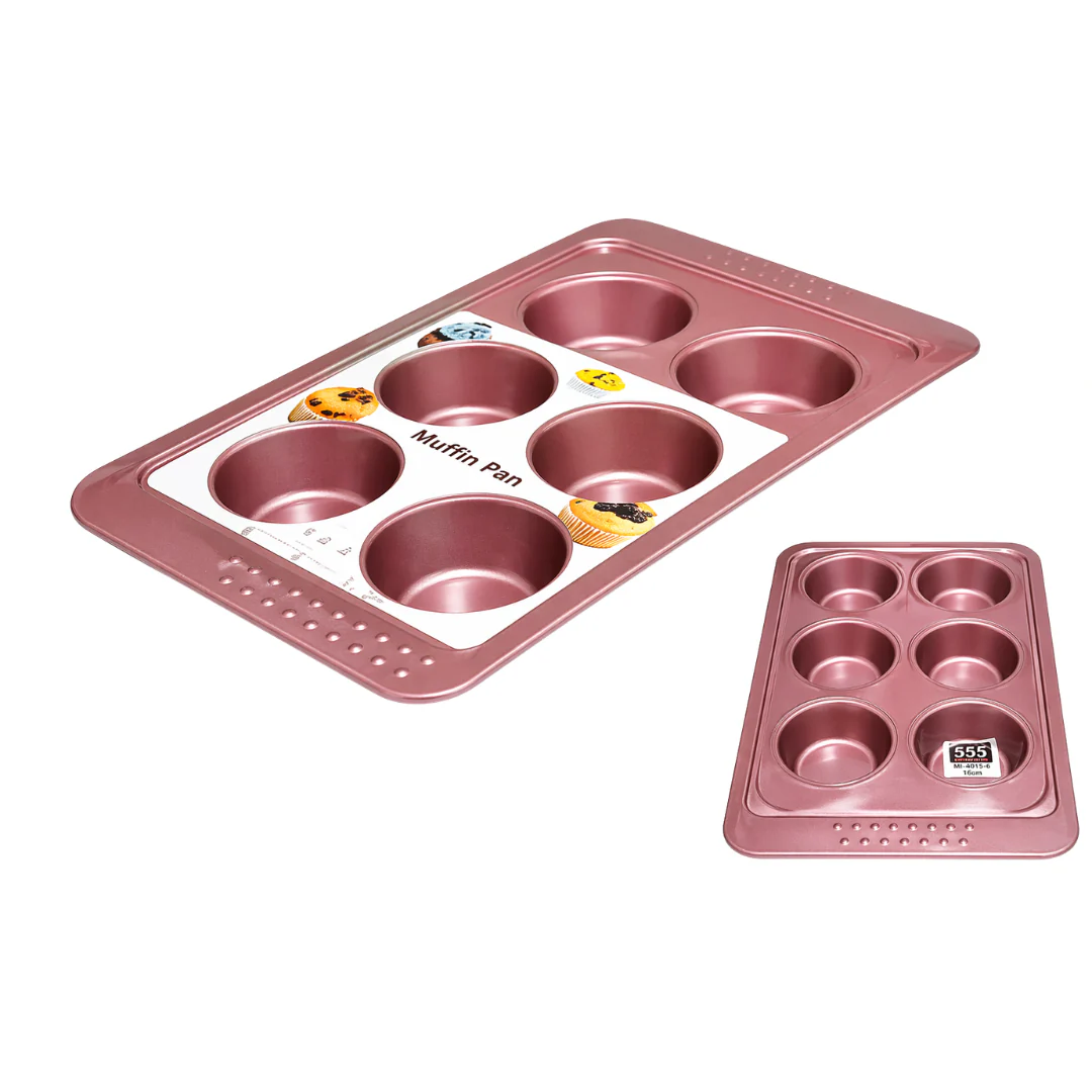Molde de Cupcake Muffin 6 Divisiones BP-2045