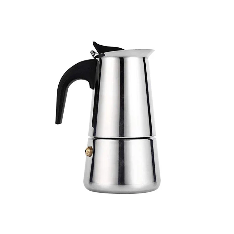 Cafetera de Espresso 4 Tazas Acero Inoxidable Lotus LT-N300 Expresso.