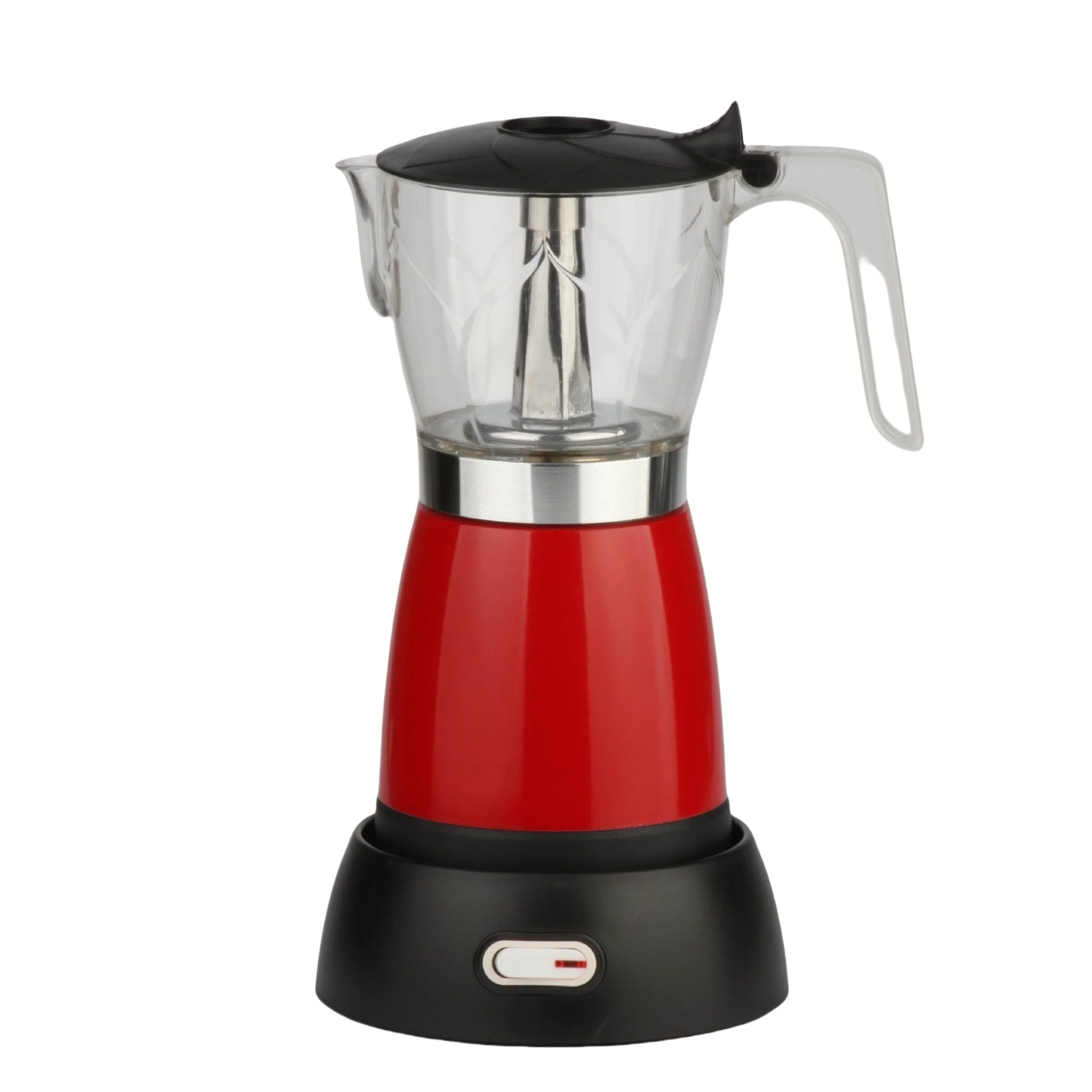 Cafetera Eléctrica de 6 Tazas Rojo Lotus LT-2012 Cafetera italiana. Espresso.