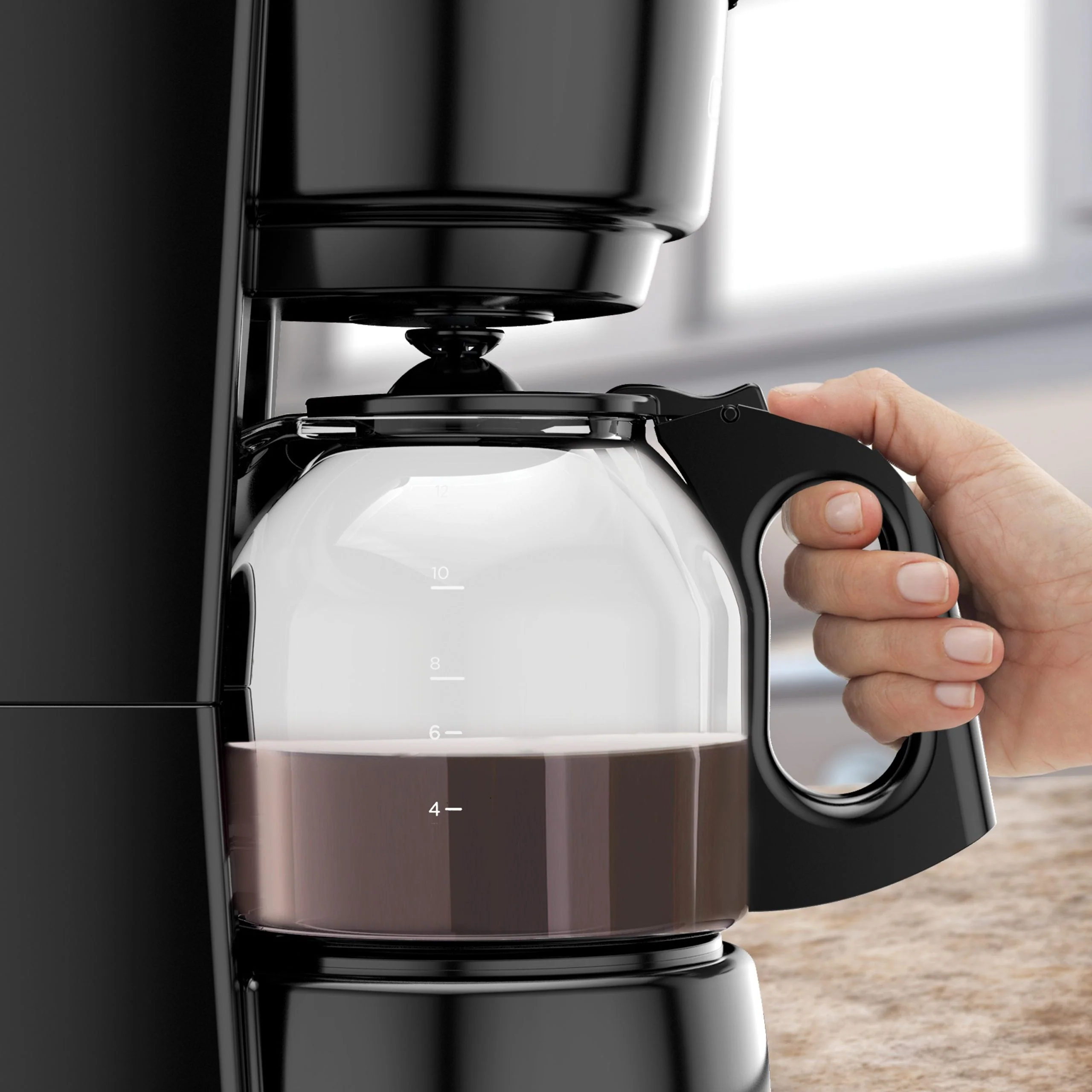 Cafetera Eléctrica Vortex 12 Tazas Black and Decker CM0915BK-LA - Image 3