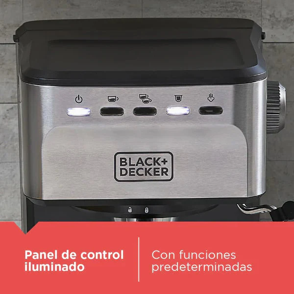 Cafetera Espresso y Capsula Nespresso 1.5L 20 Bares Black and Decker EM0312-0SDLA - Image 8