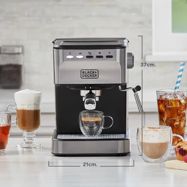 Cafetera Espresso y Capsula Nespresso 1.5L 20 Bares Black and Decker EM0312-0SDLA - Image 9