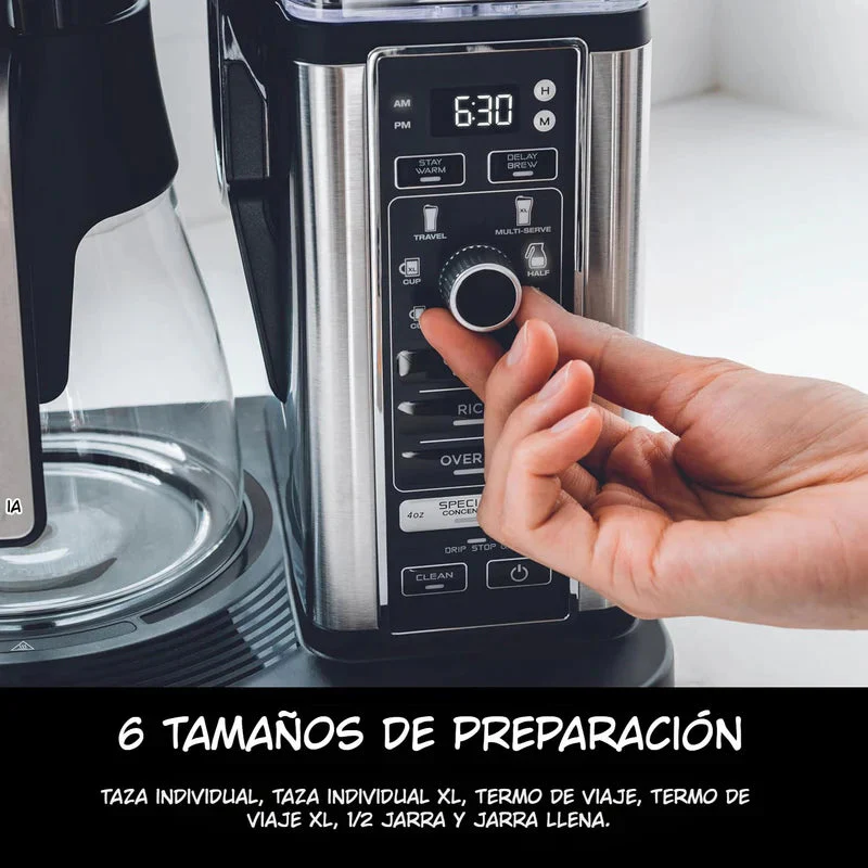 Cafetera Ninja Specialty CM401. Maquina De Café De Capacidad Hasta 10 Tazas, Espumador Plegable Y Filtro Permanente. NJS-19-CM401 - Image 4