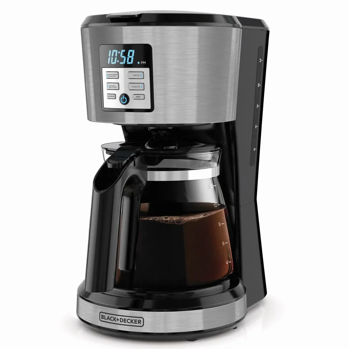Cafetera Programable Eléctrica 12 Tazas Black and Decker CM1331S-LA