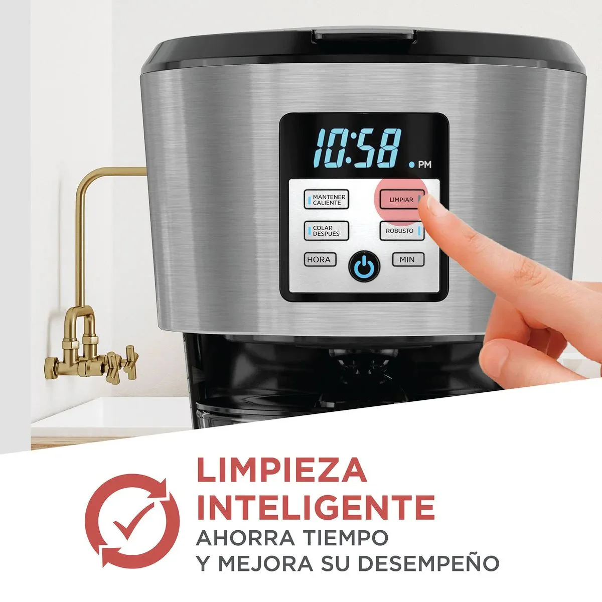 Cafetera Programable Eléctrica 12 Tazas Black and Decker CM1331S-LA - Image 2
