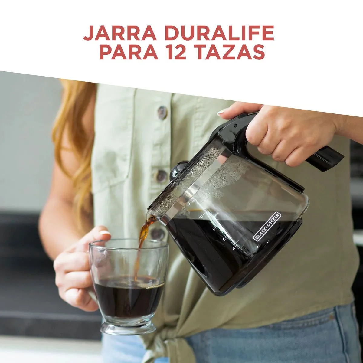 Cafetera Programable Eléctrica 12 Tazas Black and Decker CM1331S-LA - Image 3