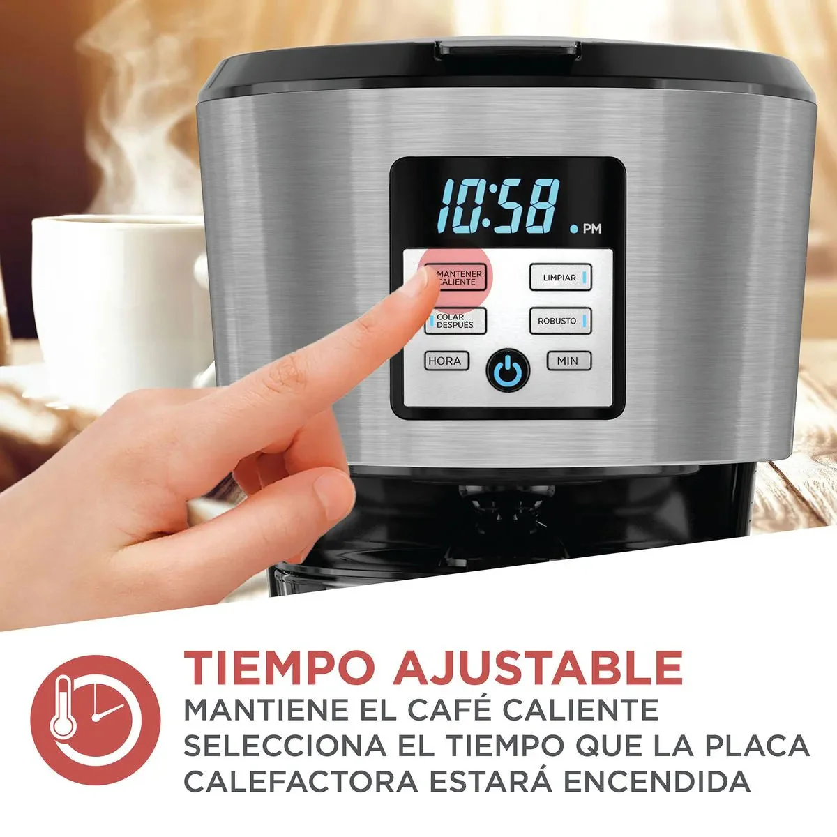 Cafetera Programable Eléctrica 12 Tazas Black and Decker CM1331S-LA - Image 5