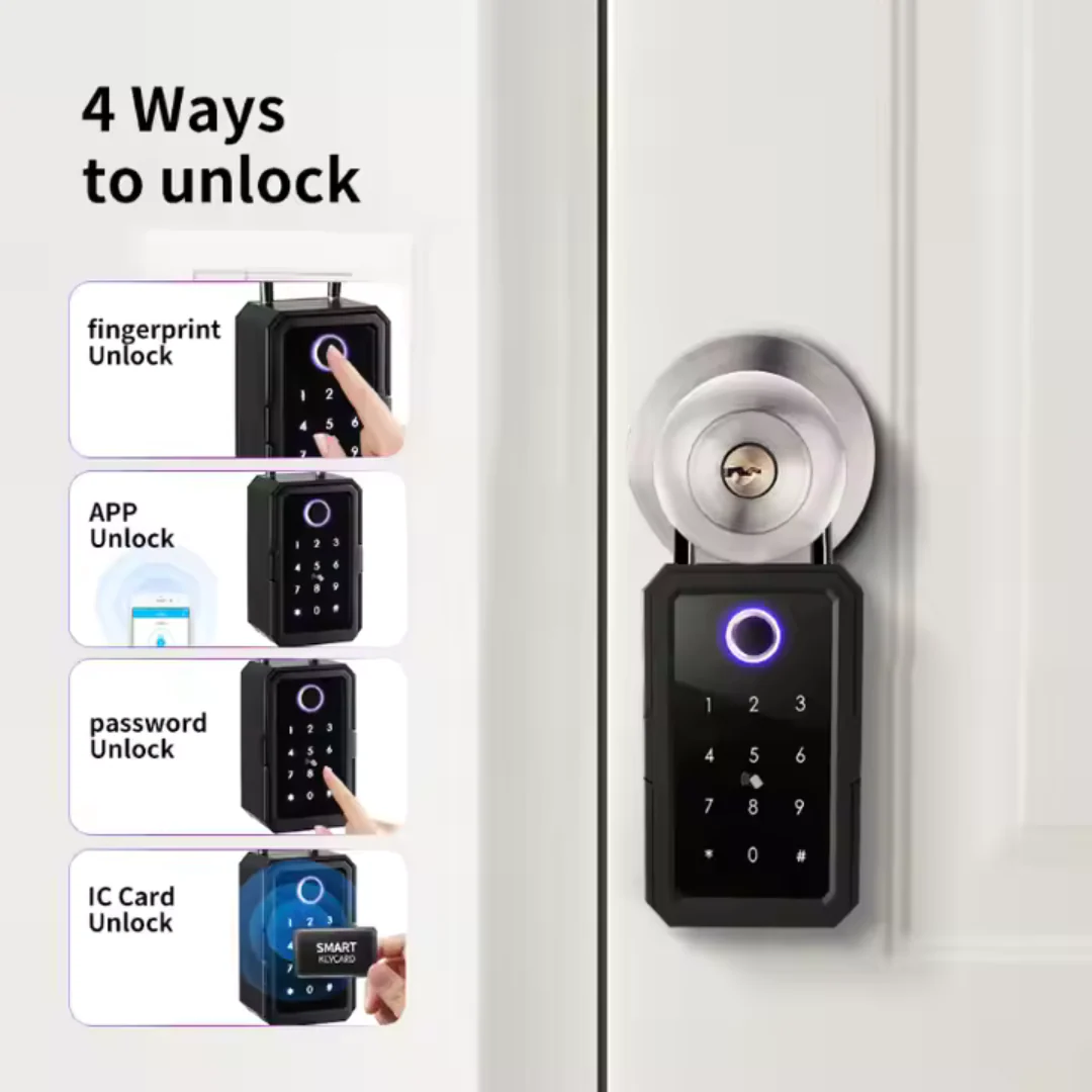 Caja de Seguridad Inteligente para Llaves Resistente al Agua Funciona con Tuya Smart K3F - Image 6