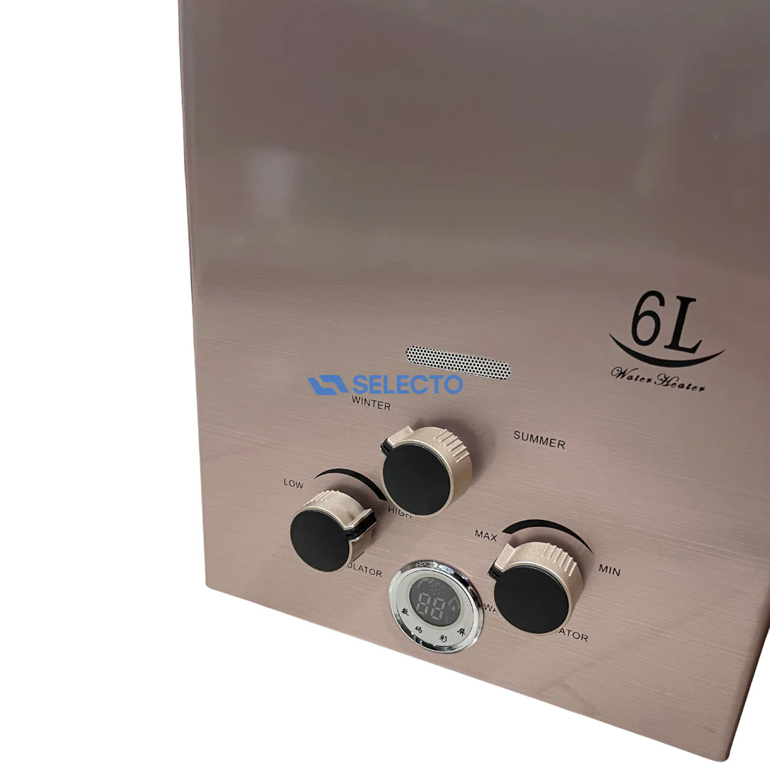 Calentador de Agua a Gas con Encendido de Batería "D" 6 Litros Paroman JSD12-6L - Image 3