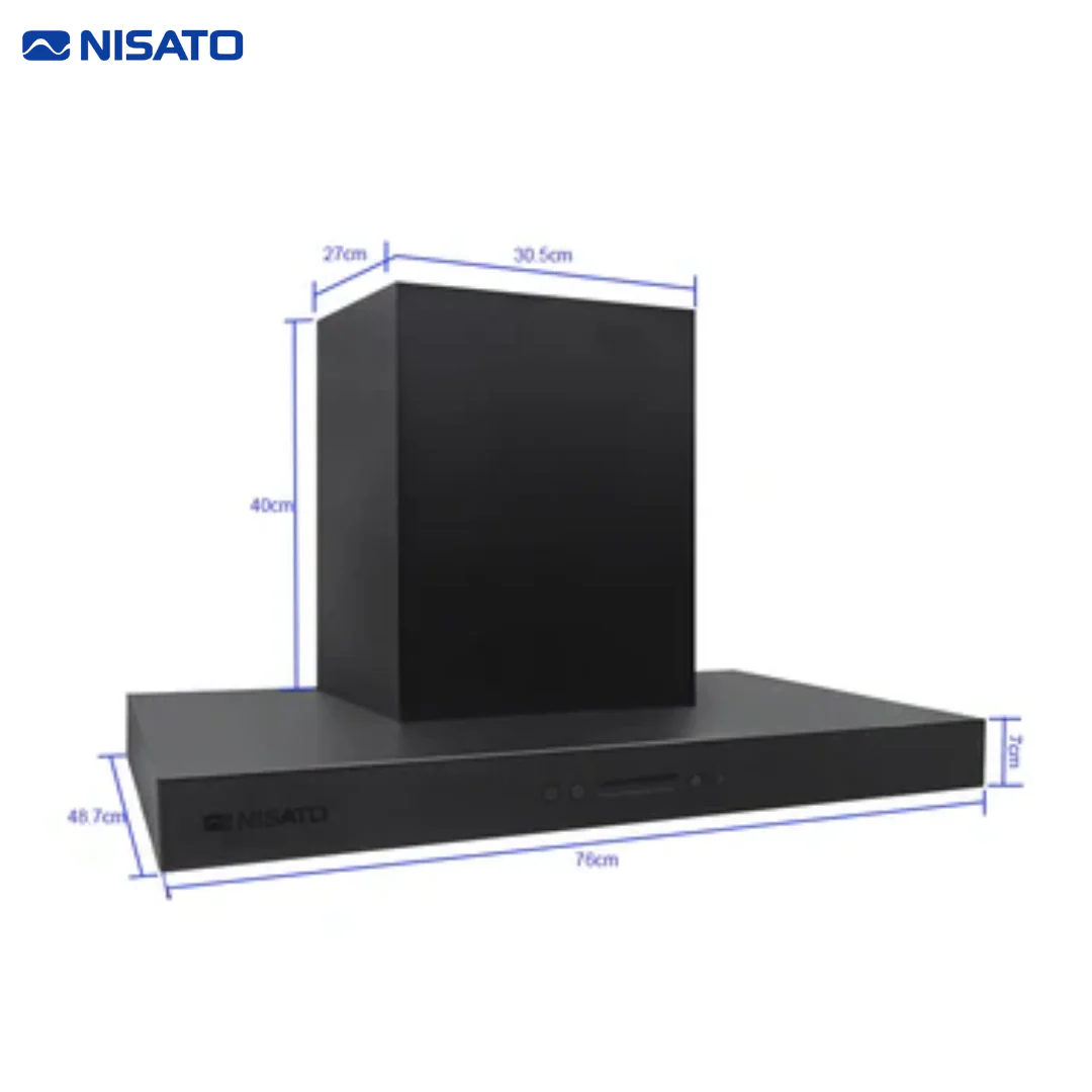 Campana Extractor de Grasa 4 Velocidades con Temporizador Luz LED Nisato NHD-77PRODGNN9 - Image 3