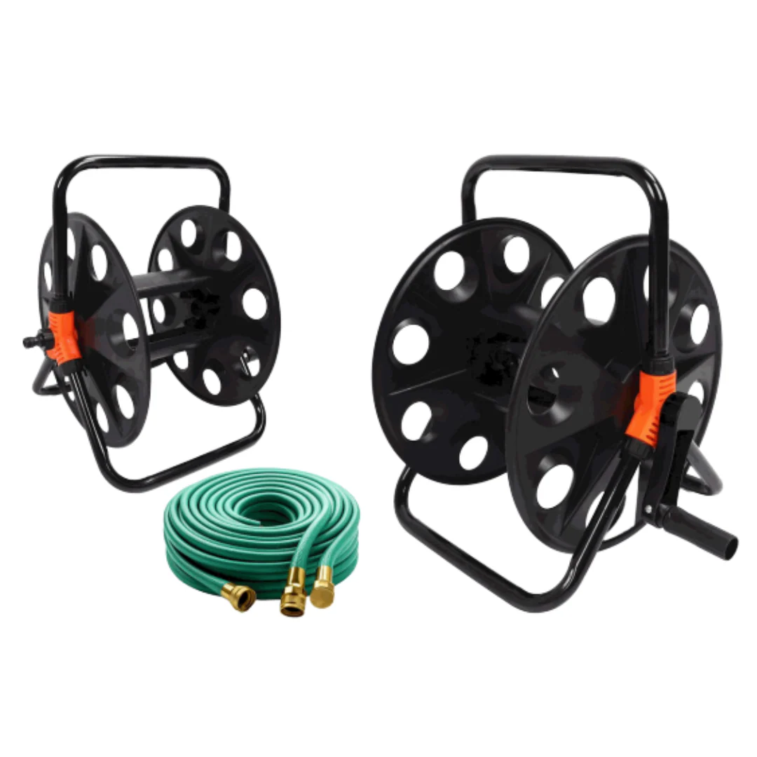 Carrete para Mangueras Plástico Negro 88350