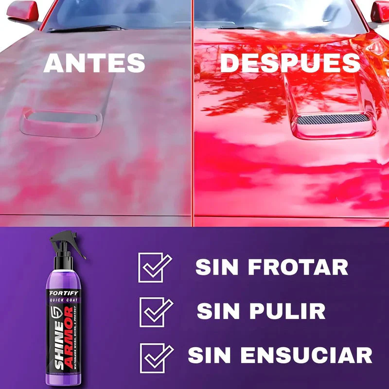 Cera Líquida Para Autos. Detallador Nano Cerámica Hidrofóbica. Limpiador Repele Agua Ideal Para Detailing Y Lavado En Seco Para Vehículos (237Ml) TU104 - Image 4