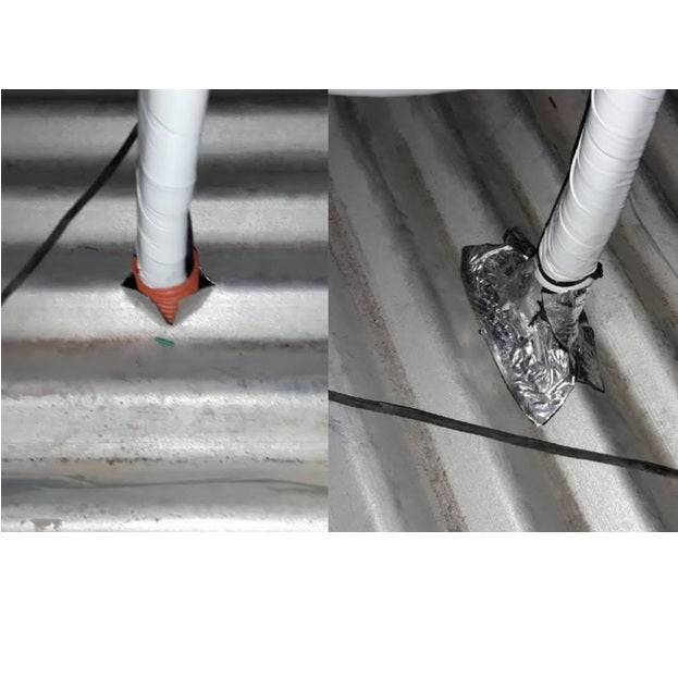 Cinta Autoadhesiva Asfáltica Tapagoteras De 10 Cm (4") X 10 Mts Largo Carbone Roofband Para Techos L176.1 - Image 3