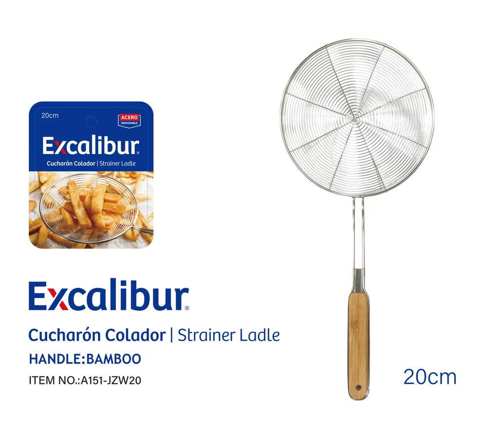 Colador de Acero Inoxidable 20cm Excalibur A151-JZW20