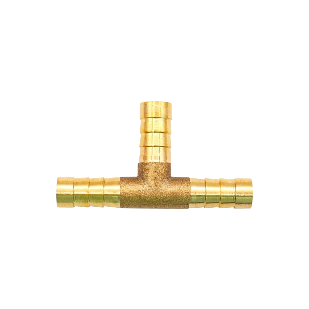 Conexión Y de Bronce para Manguera o Tanque de Gas 3/8" CONE-Y