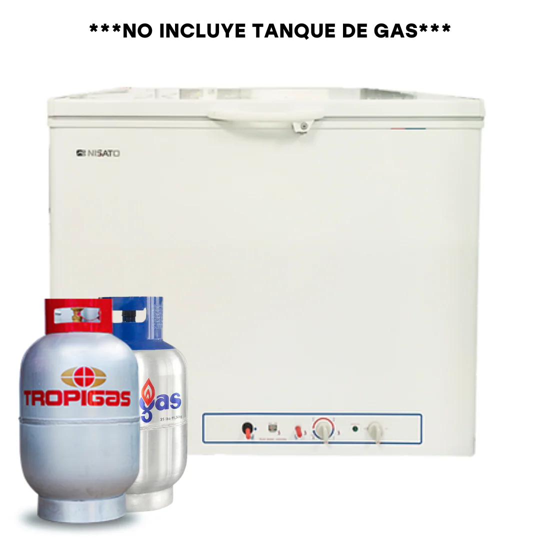 Congelador a Gas Horizontal de 6.7P3/191L Nisato NCHA-250CF Freezer.