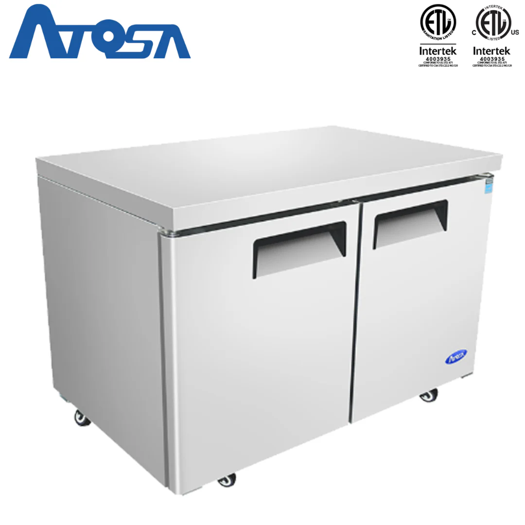 Congelador Bajo Encimera de 48" 2 Puertas Acero Inoxidable Atosa MGF8406GR Undercounter Congelador. Mesa Congelador. Freezer. - Image 3