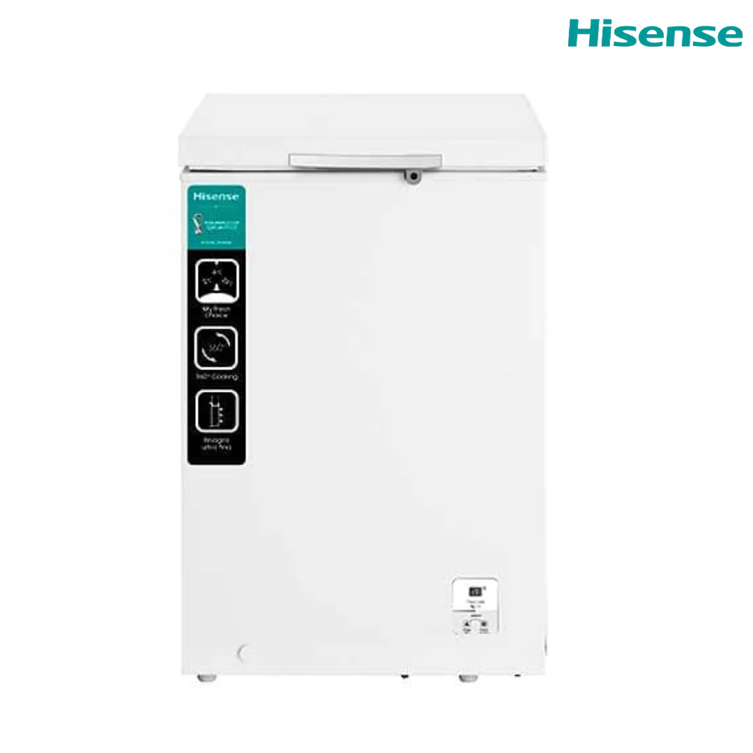 Congelador Horizontal 3.4p3 My Fresh Choice Blanco Hisense FC34D6BWXE Freezer.