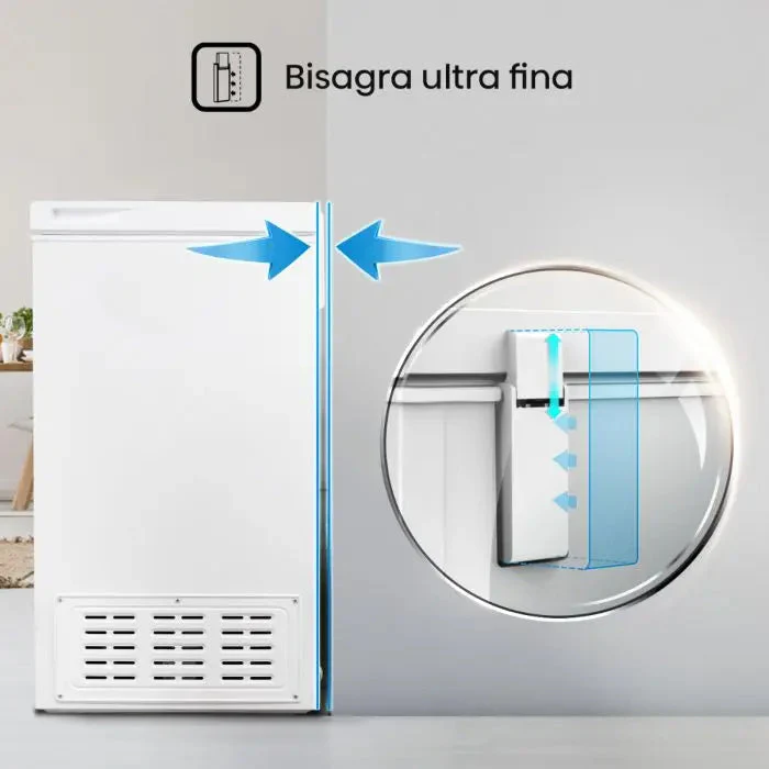 Congelador Horizontal 3.4p3 My Fresh Choice Blanco Hisense FC34D6BWXE Freezer. - Image 4