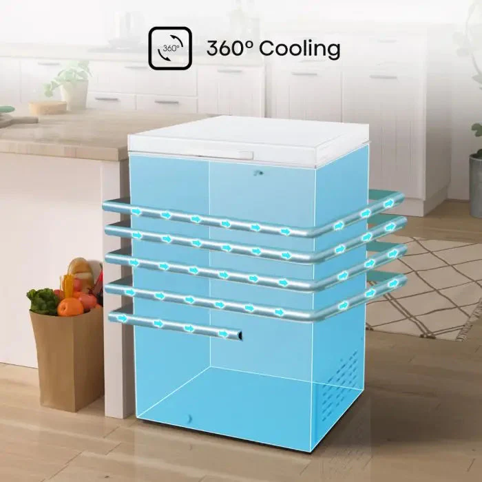Congelador Horizontal 3.4p3 My Fresh Choice Blanco Hisense FC34D6BWXE Freezer. - Image 6