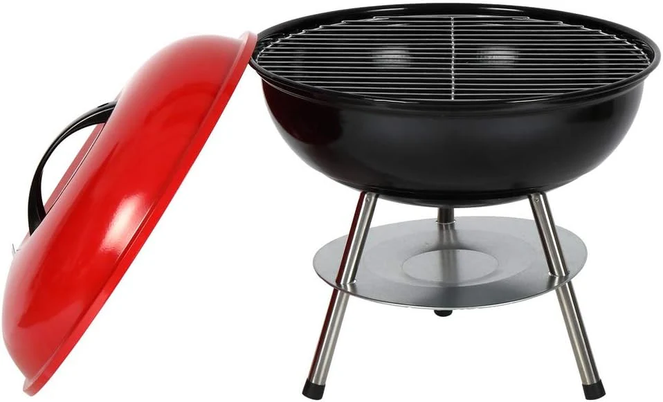 Mini Parrilla o Asador de Carbón Redondo Portátil Metálica 36x40cm ALP-BBQ3640 Barbacoa. - Image 3