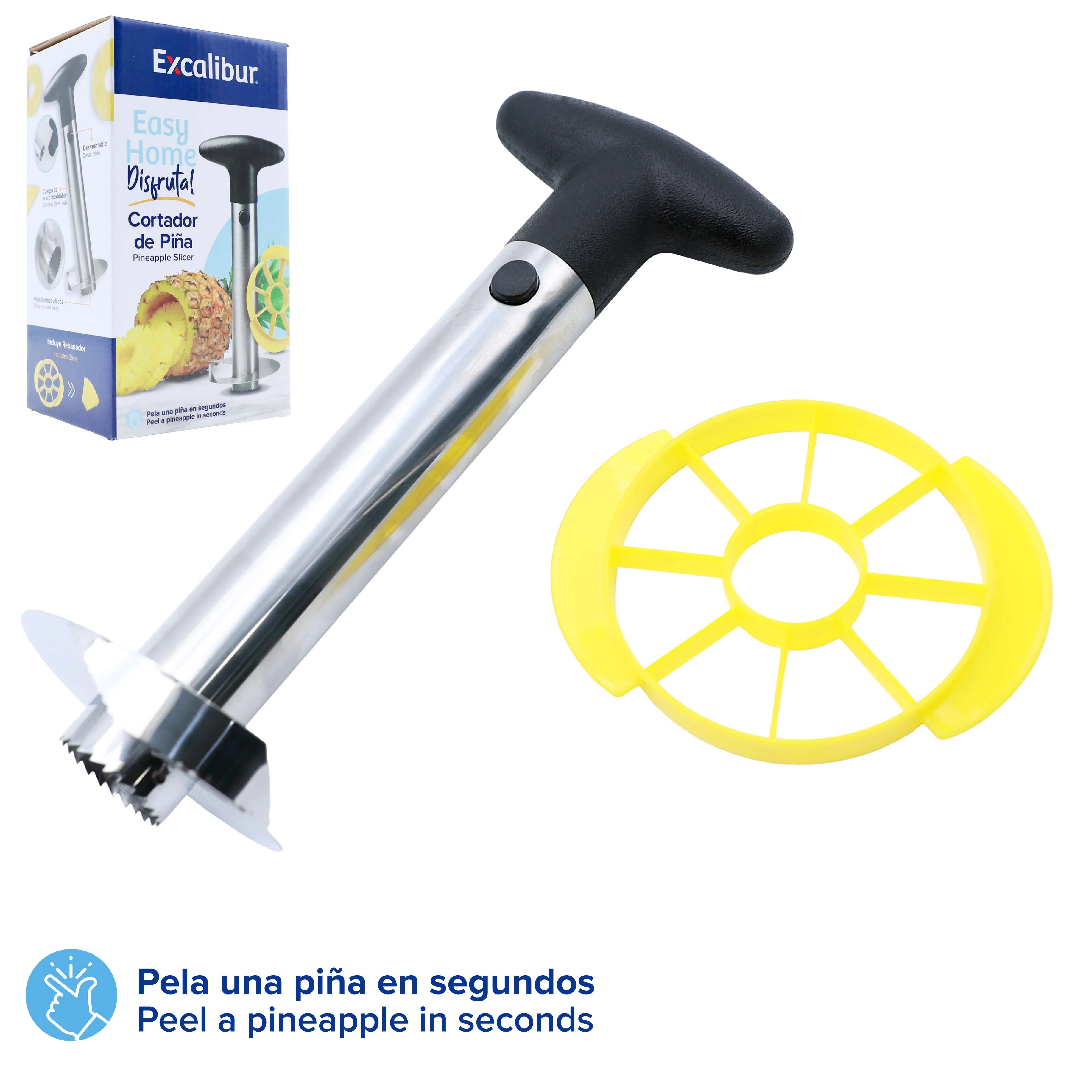 Cortador de Piña en Acero Inoxidable Excalibur A151-KT1931-B